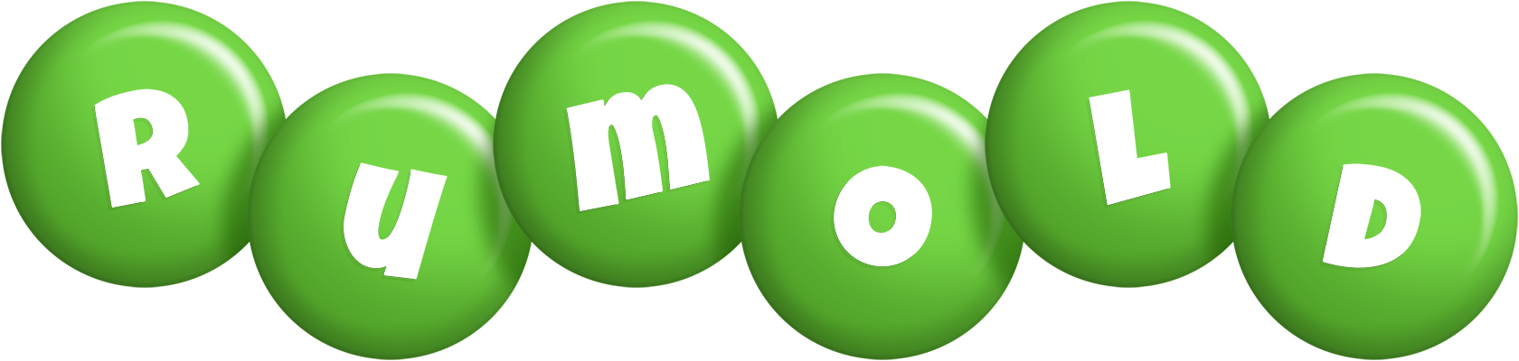 Rumold candy-green logo