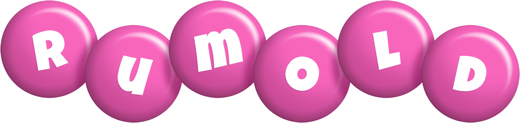 Rumold candy-pink logo