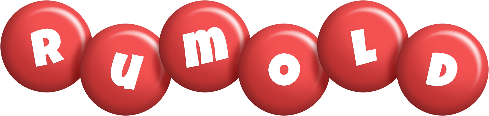 Rumold candy-red logo