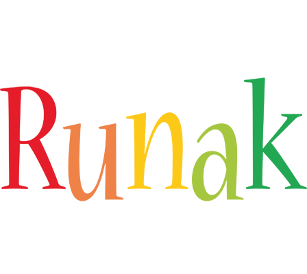 Runak birthday logo