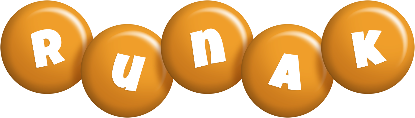 Runak candy-orange logo