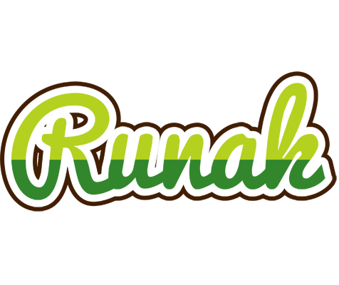 Runak golfing logo