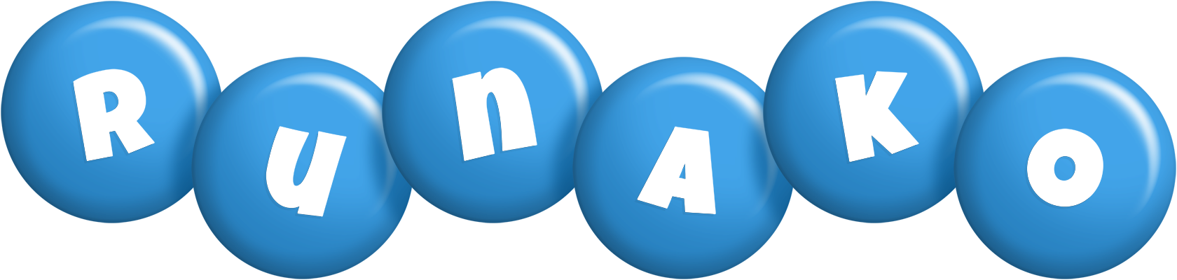 Runako candy-blue logo