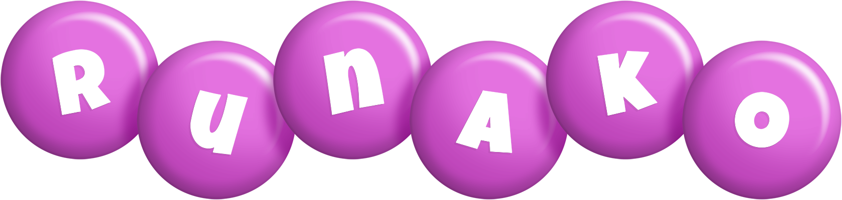 Runako candy-purple logo