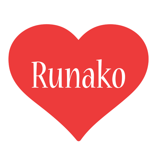 Runako love logo