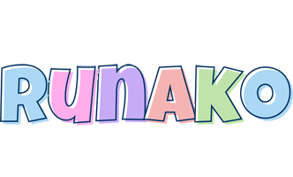 Runako pastel logo