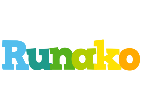 Runako rainbows logo