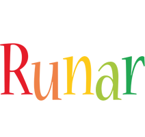 Runar birthday logo