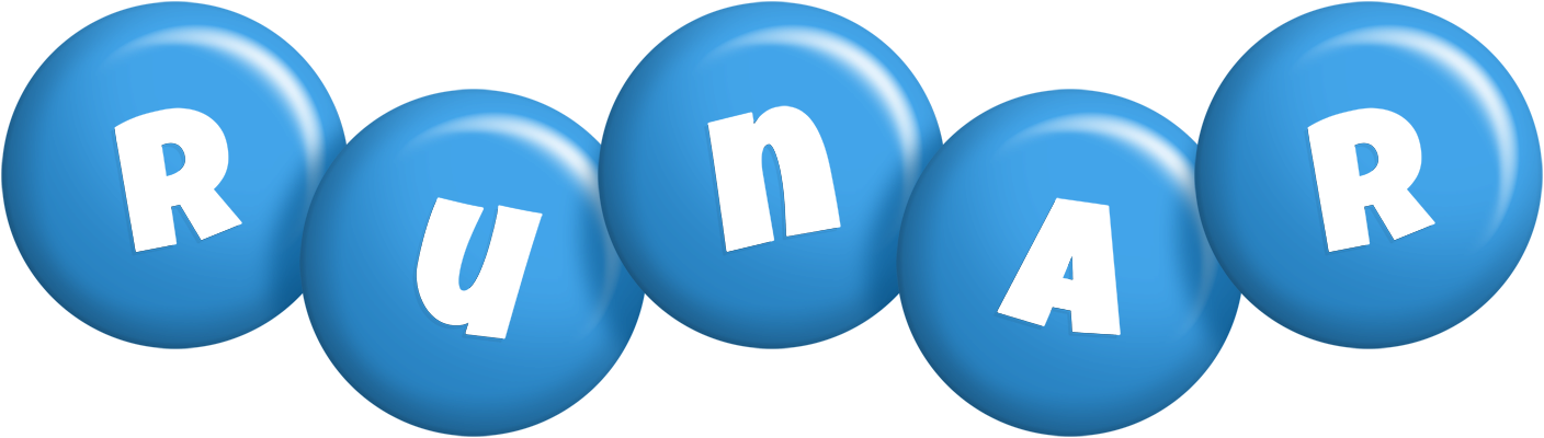 Runar candy-blue logo