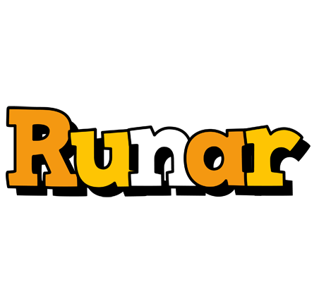 Runar cartoon logo