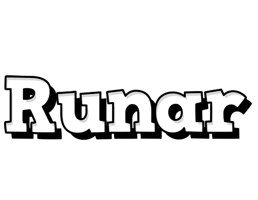 Runar snowing logo