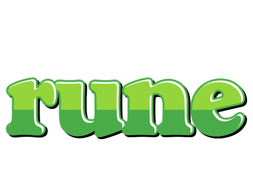 Rune apple logo