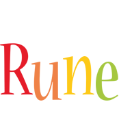 Rune birthday logo