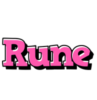 Rune girlish logo