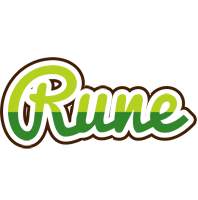Rune golfing logo