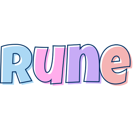 Rune pastel logo