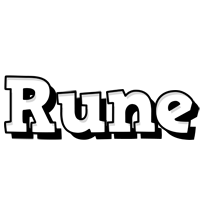 Rune snowing logo