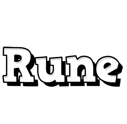 Rune snowing logo
