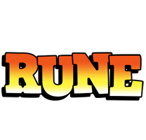 Rune sunset logo