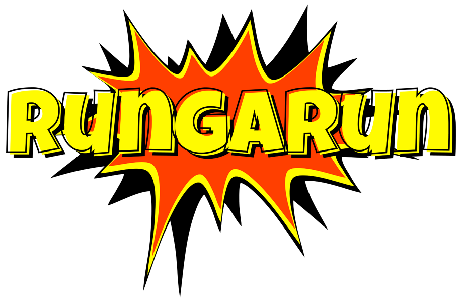 Rungarun bazinga logo