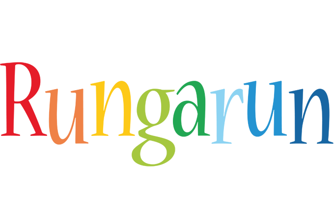 Rungarun birthday logo