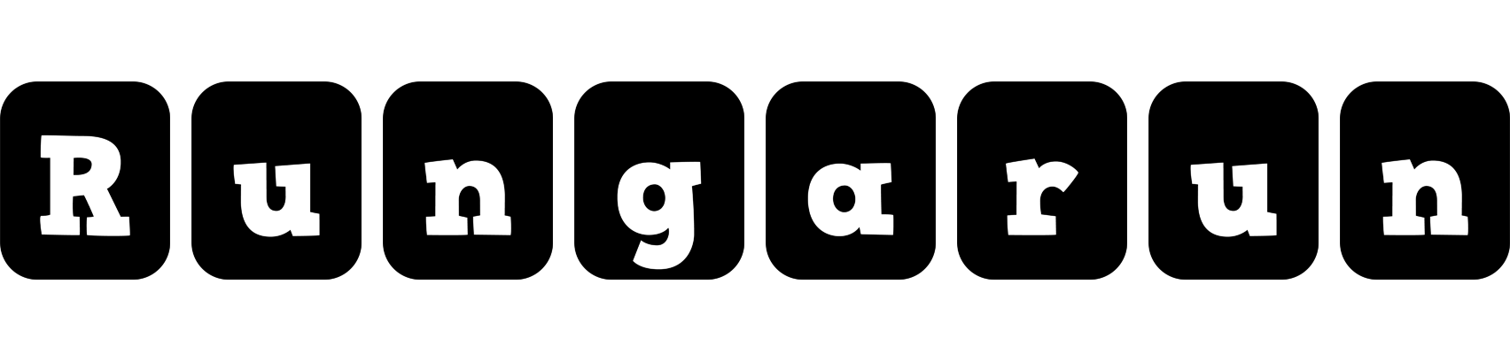 Rungarun box logo