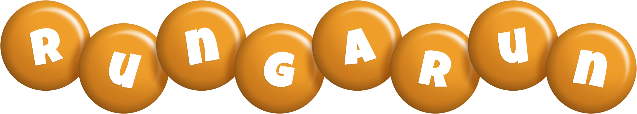 Rungarun candy-orange logo