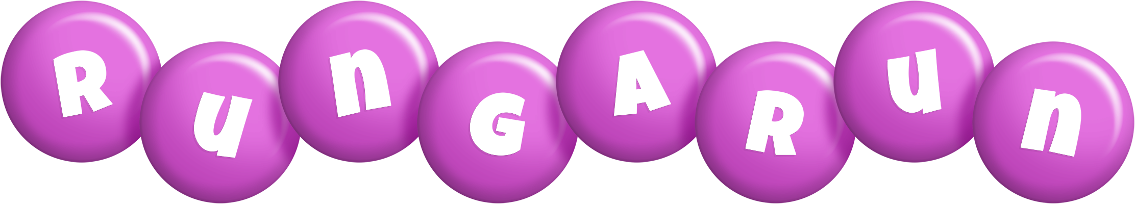Rungarun candy-purple logo