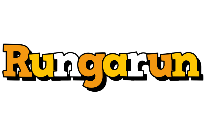 Rungarun cartoon logo