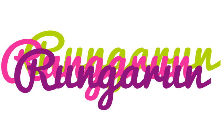Rungarun flowers logo