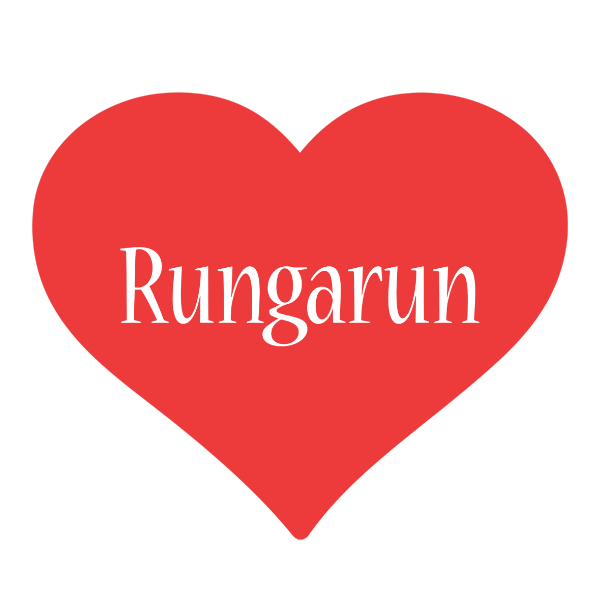 Rungarun love logo