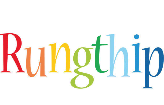 Rungthip birthday logo