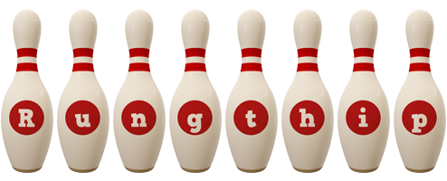 Rungthip bowling-pin logo