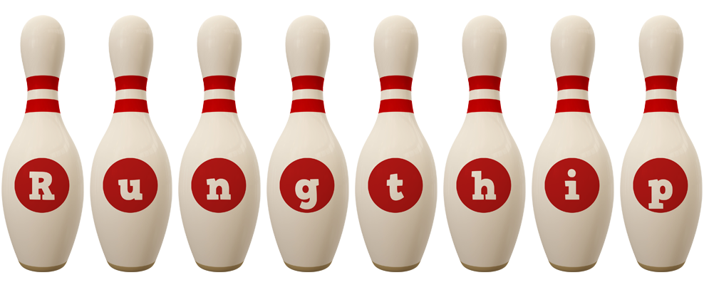 Rungthip bowling-pin logo