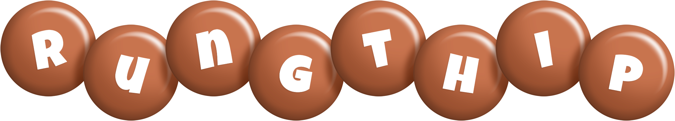 Rungthip candy-brown logo