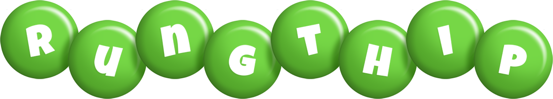 Rungthip candy-green logo