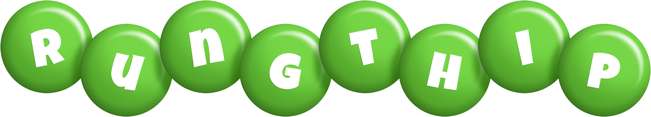 Rungthip candy-green logo
