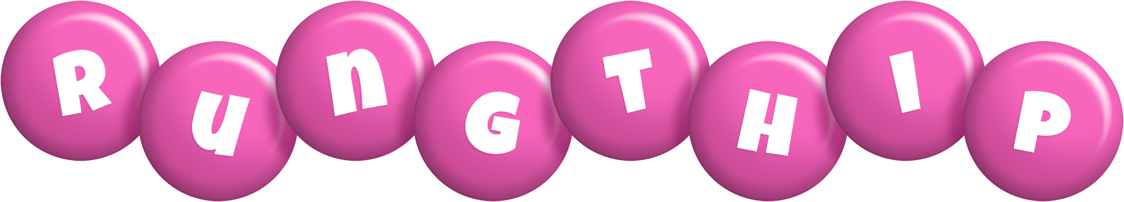 Rungthip candy-pink logo