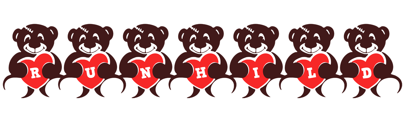 Runhild bear logo