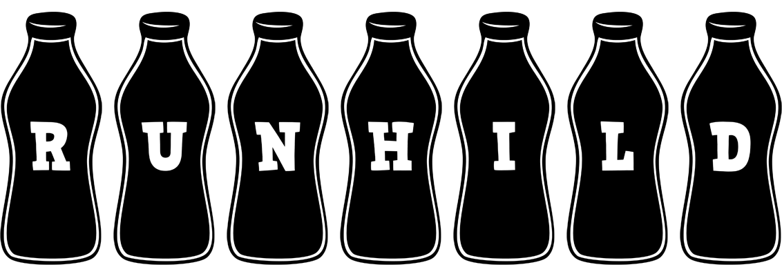 Runhild bottle logo