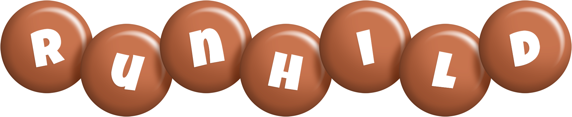 Runhild candy-brown logo