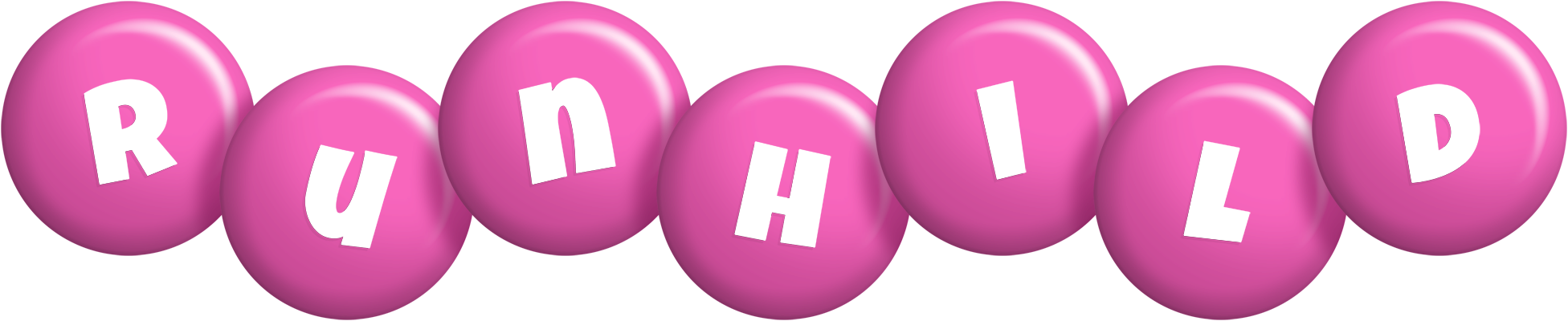 Runhild candy-pink logo