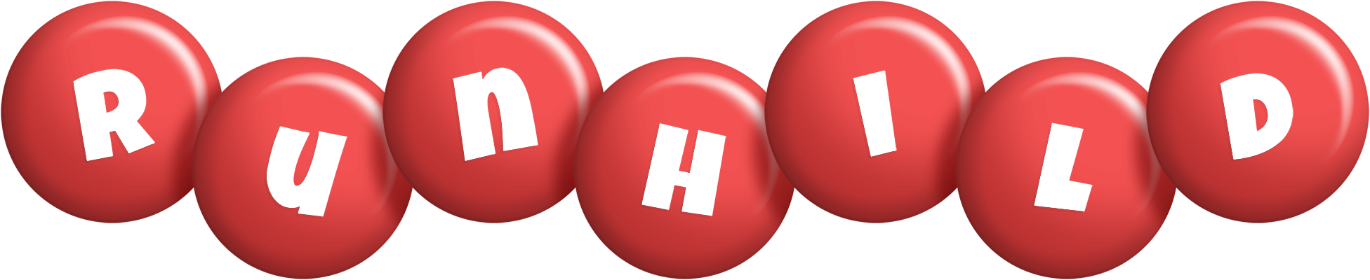 Runhild candy-red logo