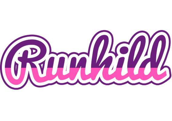 Runhild cheerful logo