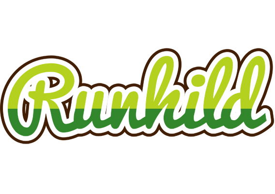 Runhild golfing logo