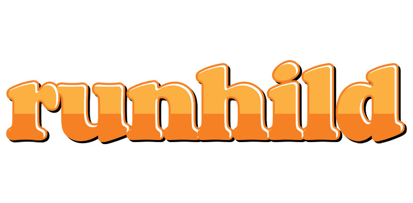 Runhild orange logo