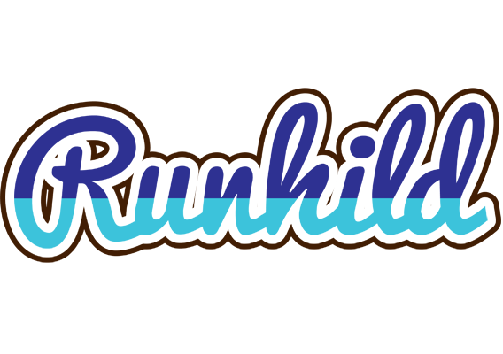 Runhild raining logo