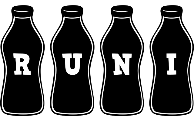 Runi bottle logo