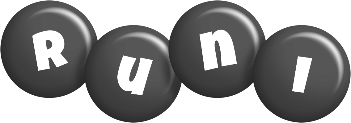 Runi candy-black logo