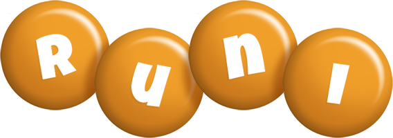 Runi candy-orange logo